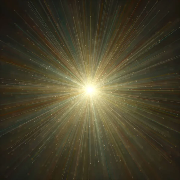 Великий Вибух Вибух Світла Кольорів Невеликою Глибиною Різкості — стокове фото