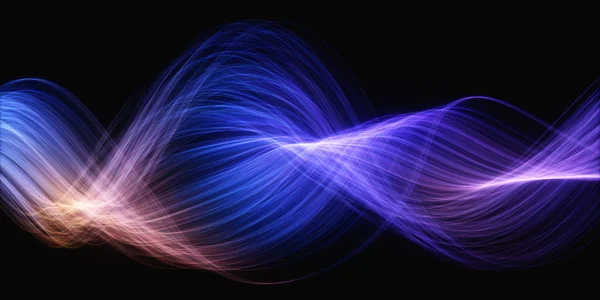 Фон Абстрактні кольорові хвилі — стокове фото