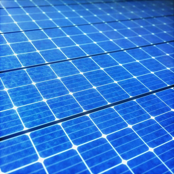 Panel solar Energía renovable ecológica — Foto de Stock