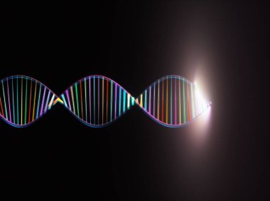 DNA Genetik Kod Renkli