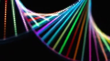 Genetik kodları Dna görüntüsü. Kavram resmi arka plan olarak kullanmak için. Renkli 3d çizim.