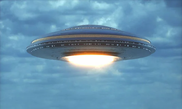정체불명의 비행 물체 - Ufo 공상 과학 소설 — 스톡 사진