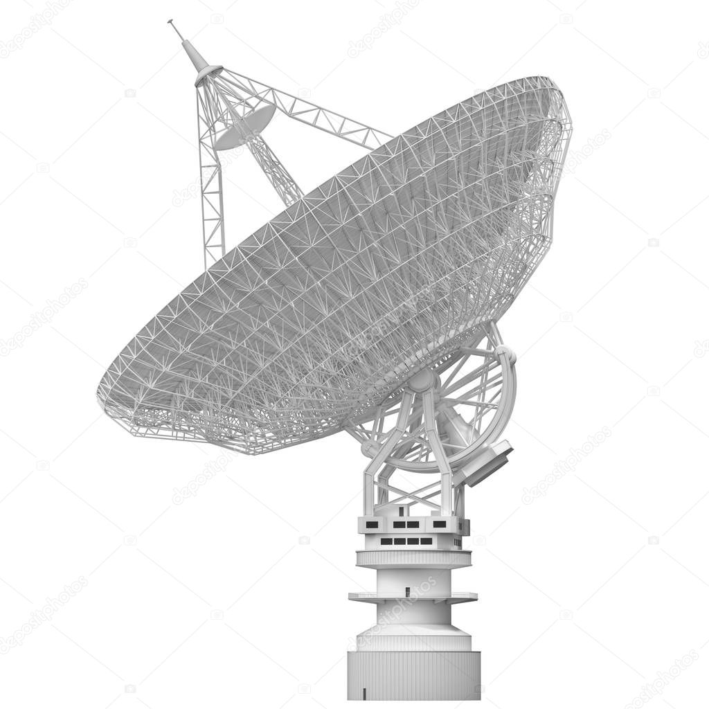 Antenna Satellite Dish Clipping Path Included