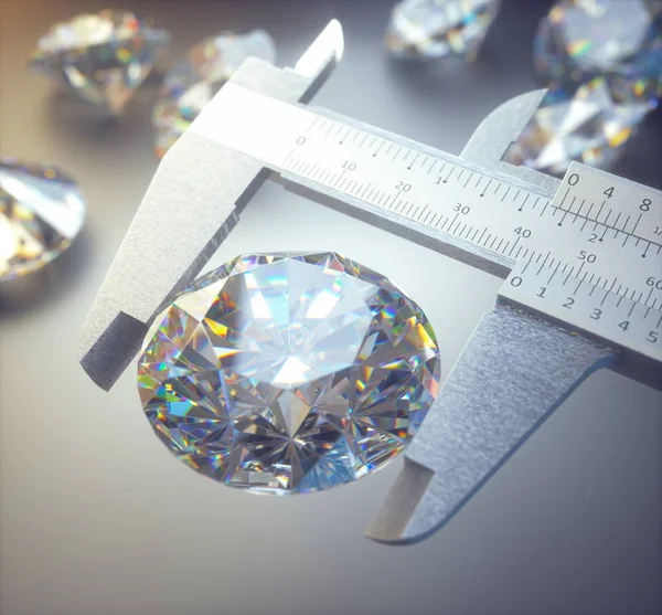 다이아몬드로 만든 거대 한 보화 — 스톡 사진