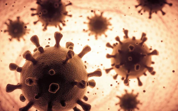 Covid Coronavirus Verschillende Covid Virussen Infecteren Het Menselijk Organisme Concept — Stockfoto