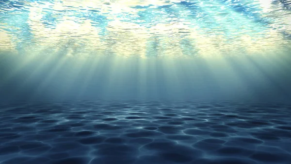 Onderwater Render Backgroud Stockfoto