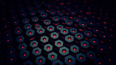 Haxagon Soyut Parti Arkaplanı