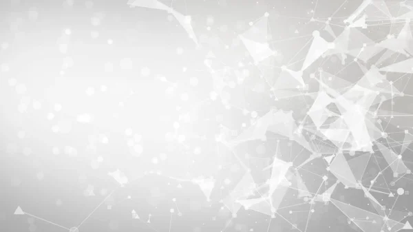 Soyut Beyaz Pleksus Arkaplanı