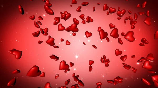 3d Kalpler Parçacıklar Yağmur