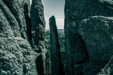 blackhills Soth Dakota monoton dağlar manzara , Amerika Birleşik Devletleri