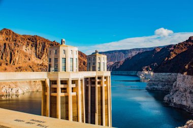colorado nehir Nv Abd hoover baraj görünümü