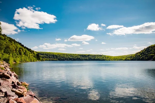 Vackert landskap på Devil ' s Lake, Wisconsin USA — Stockfoto