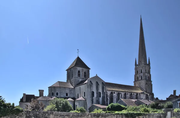 Fransa'da Viyana bölgesinde Saint-Savin sur Gartempe Manastırı Kilisesi — Stok fotoğraf