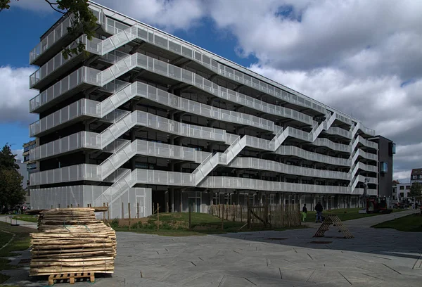 Brüksel Belçika 12 Eylül 2019 Brüksel Özgür Üniversitesi'nde yeni binalar