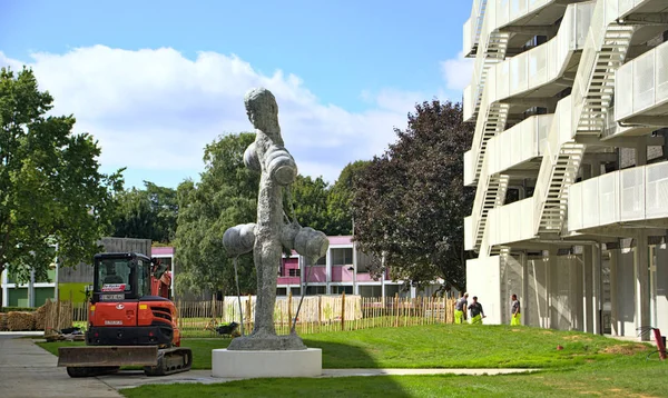 Brüksel Belçika 12 Eylül 2019 Brüksel Özgür Üniversitesi'nde yeni binalar