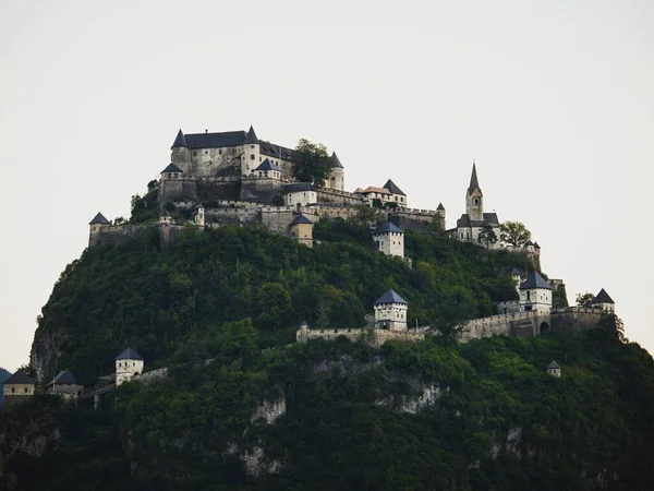 Het Middeleeuwse Kasteel Burg Hochosterwitz Karinthië Oostenrijk — Stockfoto