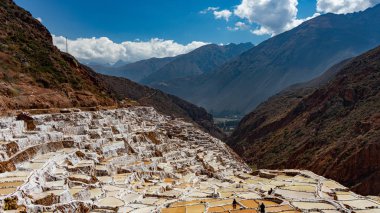 Salinas de Maras, Cusco, Peru'dan görünümler