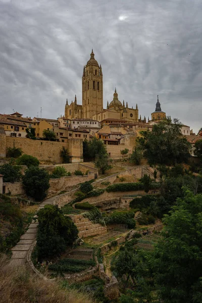 Antigua catedral de Segovia, Castilla y León, España Imagen de stock