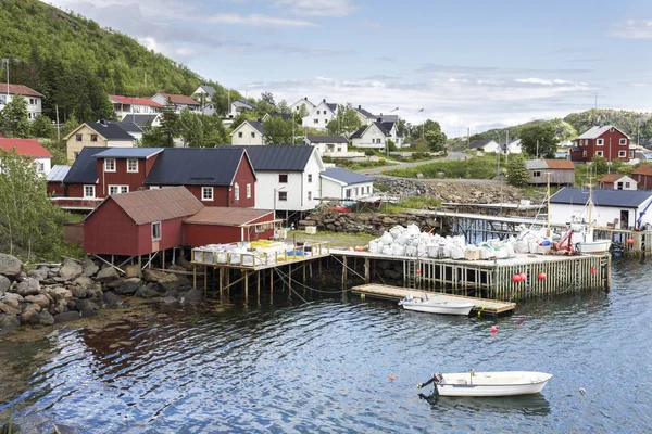 Paysage Dans Village Reine Aux Îles Lofoten Norvège — Photo