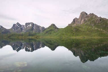 Nyksund Norveç'te etrafında su üzerine düşünceler