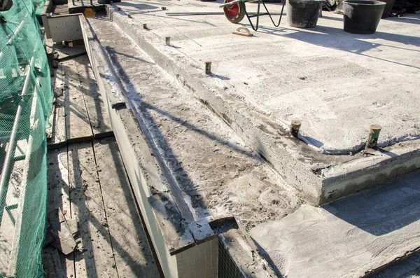 Construction Work Renovation Roof Building — Stock Photo, Image