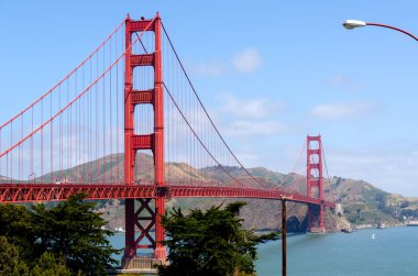 Golden Gate Köprüsü California Amerika'da San Francisco şehir