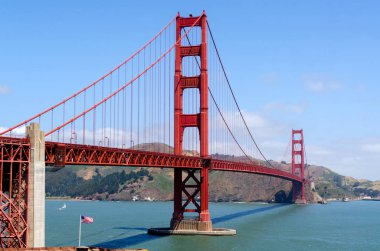 Golden Gate Köprüsü California Amerika'da San Francisco şehir