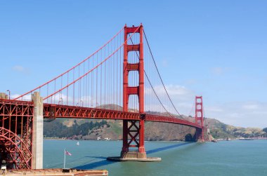 Golden Gate Köprüsü California Amerika'da San Francisco şehir