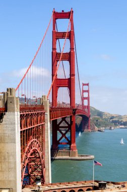 Golden Gate Köprüsü California Amerika'da San Francisco şehir