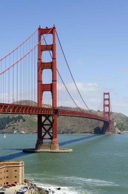 Golden Gate Köprüsü California Amerika'da San Francisco şehir