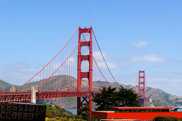 美国加利福尼亚州旧金山金门大桥 — 图库照片
