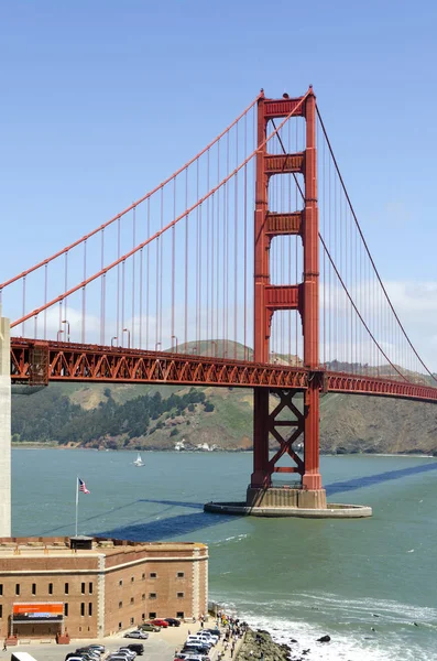 Golden Gate Bridge Miasto San Francisco Kalifornii Ameryce — Zdjęcie stockowe
