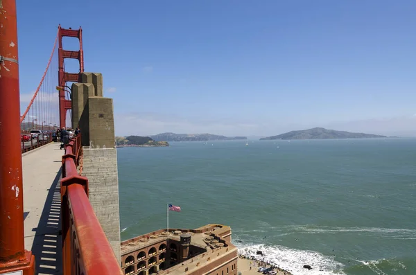 Golden Gate Bridge Der Stadt San Francisco Kalifornien Amerika — Stockfoto