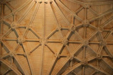 Devon İngiltere'de Exeter katedralde detay