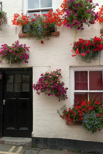 Casas Aldeia Padstow Cornwall — Fotografia de Stock