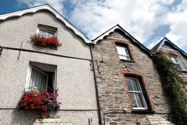 Casas Aldeia Padstow Cornwall — Fotografia de Stock