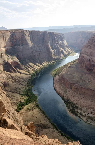 Liggande Horseshoe Canyon Amerikas Förenta Stater — Stockfoto