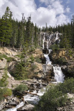 Alberta Kanada dolaştırmak Creek şelale 
