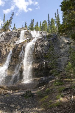 Alberta Kanada dolaştırmak Creek şelale 