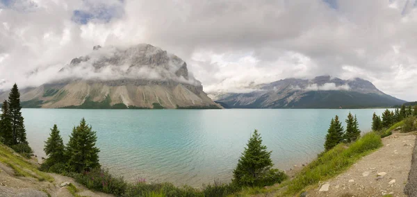 Bow Lake Alberta Canadá — Foto de Stock