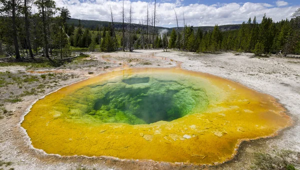 Geiser Parque Nacional Yellowstone Wyoming — Foto de Stock