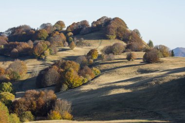 sonbahar manzara dağlarda Cenova İtalya Liguria