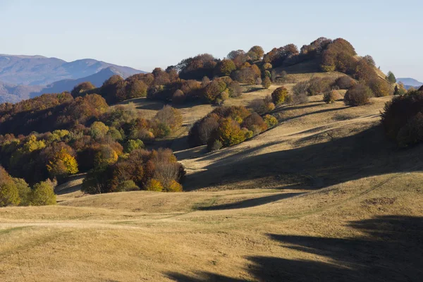 Paesaggio Autunnale Sulle Montagne Genova Liguria — Foto Stock