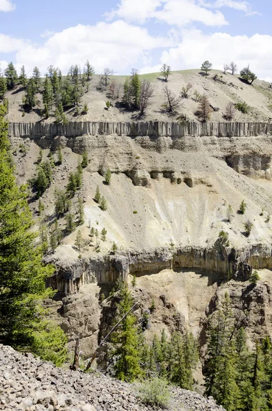 Yellowstone falls in Yellowstone National Park in Wyoming