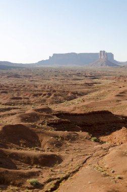 Monument Valley Utah aşırı peyzaj
