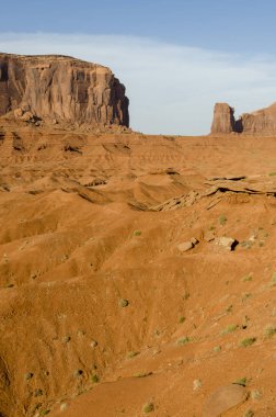 Monument Valley Utah aşırı peyzaj