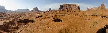 Monument Valley Utah aşırı peyzaj