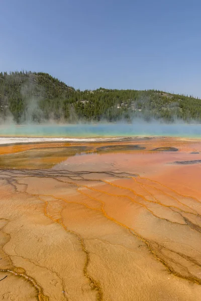 Gran Primavera Prismática Parque Nacional Yellowstone Wyoming — Foto de Stock