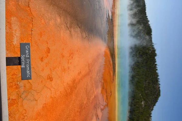 Gran Primavera Prismática Parque Nacional Yellowstone Wyoming — Foto de Stock