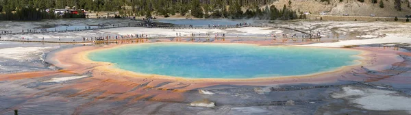 Grand Printemps Prismatique Dans Parc National Yellowstone Dans Wyoming — Photo